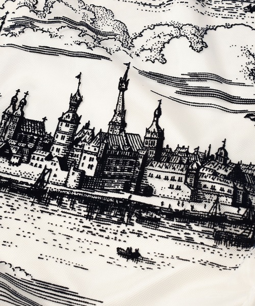 mintdesigns（ミントデザインズ）の「TOILE DE JOUY DRESS（Tシャツ/カットソー・レディース・ネイビー/ブラック・ONESIZE）」の22枚目の写真