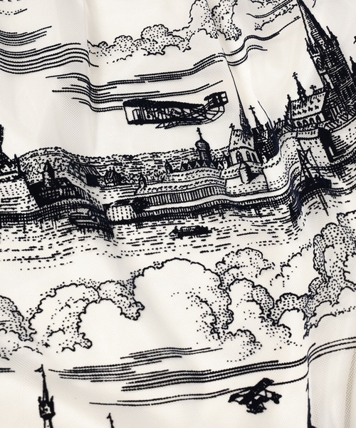 mintdesigns（ミントデザインズ）の「TOILE DE JOUY DRESS（Tシャツ/カットソー・レディース・ネイビー/ブラック・ONESIZE）」の21枚目の写真