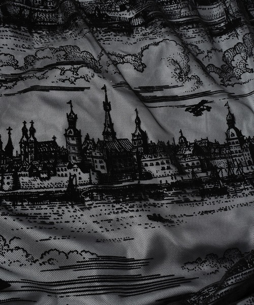 mintdesigns（ミントデザインズ）の「TOILE DE JOUY DRESS（Tシャツ/カットソー・レディース・ネイビー/ブラック・ONESIZE）」の15枚目の写真