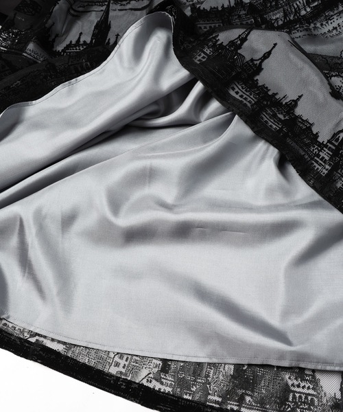 mintdesigns（ミントデザインズ）の「TOILE DE JOUY DRESS（Tシャツ/カットソー・レディース・ネイビー/ブラック・ONESIZE）」の12枚目の写真