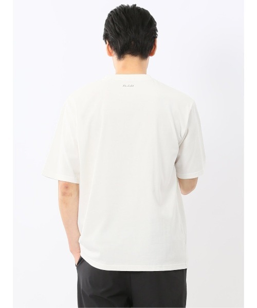 m.f.editorial(エムエフエディトリアル)の「【綿100%】m.f.エディトリアル メンズ ロゴ刺繍 クルーネック 半袖 Tシャツ(Tシャツ/カットソー・メンズ・ブラック/ホワイト・MEDIUM/LARGE)」の5枚目の写真