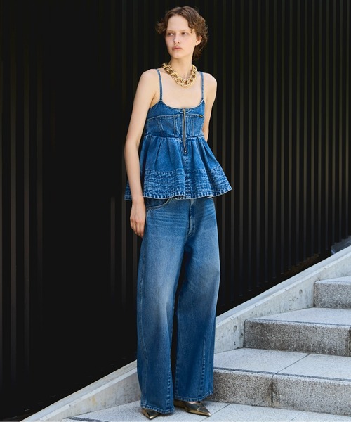 Wrangler×MAISON SPECIAL】Collaboration Mud Denim Pants