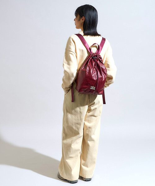 UMBRO(アンブロ)の「UMBRO/アンブロ 【新色追加】SP Packable Coating Nylon Mini Bag/別注 パッカブル コーティングナイロン ミニバッグ(バックパック/リュック・メンズ・チャコールグレー/ブラック/ワインレッド/ベージュ/ホワイト・ONE SIZE)」の22枚目の写真