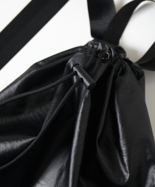 UMBRO(アンブロ)の「UMBRO/アンブロ 【新色追加】SP Packable Coating Nylon Mini Bag/別注 パッカブル コーティングナイロン ミニバッグ(バックパック/リュック・メンズ・チャコールグレー/ブラック/ワインレッド/ベージュ/ホワイト・ONE SIZE)」の17枚目の写真