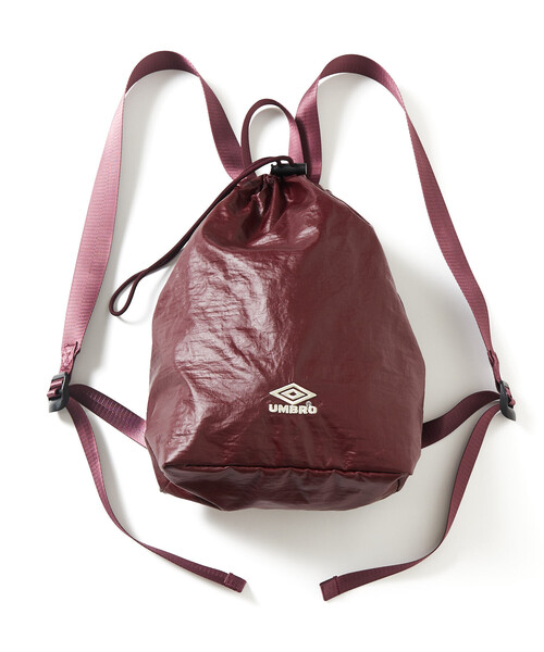 UMBRO(アンブロ)の「UMBRO/アンブロ 【新色追加】SP Packable Coating Nylon Mini Bag/別注 パッカブル コーティングナイロン ミニバッグ(バックパック/リュック・メンズ・チャコールグレー/ブラック/ワインレッド/ベージュ/ホワイト・ONE SIZE)」の11枚目の写真