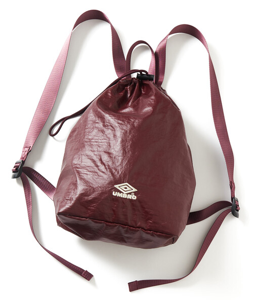 UMBRO(アンブロ)の「UMBRO/アンブロ 【新色追加】SP Packable Coating Nylon Mini Bag/別注 パッカブル コーティングナイロン ミニバッグ(バックパック/リュック・メンズ・チャコールグレー/ブラック/ワインレッド/ベージュ/ホワイト・ONE SIZE)」の12枚目の写真