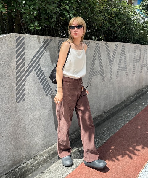 feepur(フェピュール)の「【4size展開】コーデュロイワイドストレートパンツ(その他パンツ・レディース・ブラウン/キャメル/アイボリー・TALL/LARGE/MEDIUM/SMALL)」の17枚目の写真