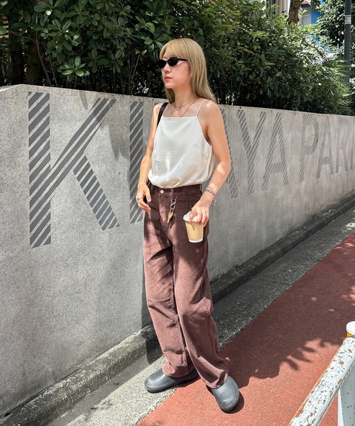 feepur(フェピュール)の「【4size展開】コーデュロイワイドストレートパンツ(その他パンツ・レディース・ブラウン/キャメル/アイボリー・TALL/LARGE/MEDIUM/SMALL)」の18枚目の写真