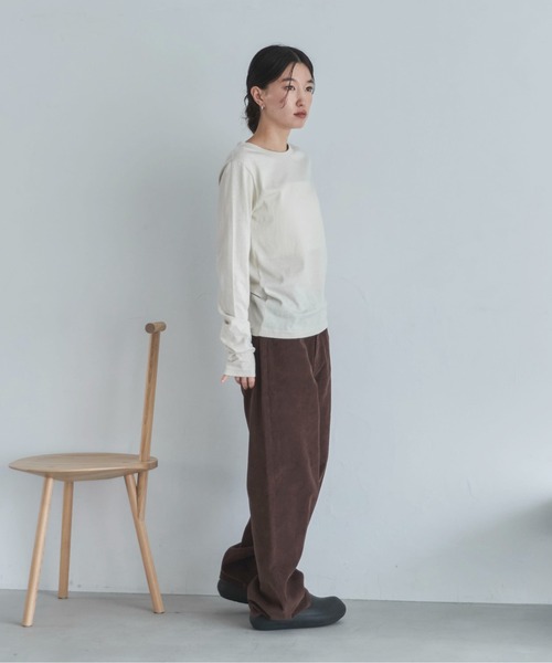 セール】【4size展開】コーデュロイワイドストレートパンツ