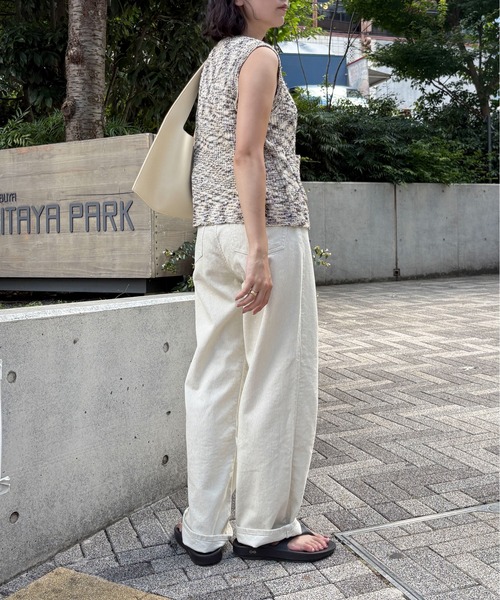 feepur(フェピュール)の「【4size展開】コーデュロイワイドストレートパンツ(その他パンツ・レディース・ブラウン/キャメル/アイボリー・TALL/LARGE/MEDIUM/SMALL)」の22枚目の写真