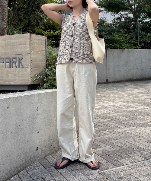 feepur(フェピュール)の「【4size展開】コーデュロイワイドストレートパンツ(その他パンツ・レディース・ブラウン/キャメル/アイボリー・TALL/LARGE/MEDIUM/SMALL)」の20枚目の写真