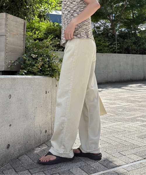 feepur(フェピュール)の「【4size展開】コーデュロイワイドストレートパンツ(その他パンツ・レディース・ブラウン/キャメル/アイボリー・TALL/LARGE/MEDIUM/SMALL)」の21枚目の写真