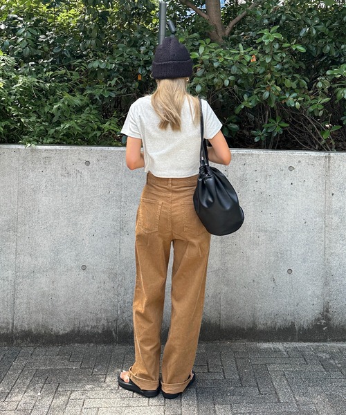 feepur(フェピュール)の「【4size展開】コーデュロイワイドストレートパンツ(その他パンツ・レディース・ブラウン/キャメル/アイボリー・TALL/LARGE/MEDIUM/SMALL)」の13枚目の写真