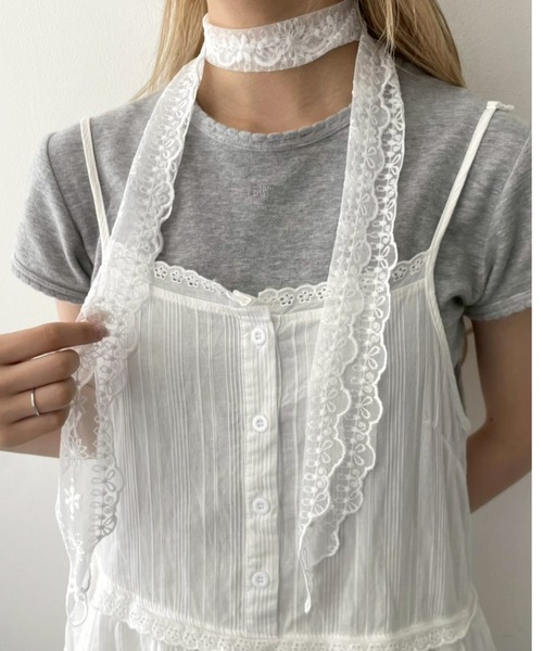 WEGO（ウィゴー）の「WEGO/レーススカーフ（バンダナ/スカーフ・レディース・その他2/その他1・FREE）」の2枚目の写真