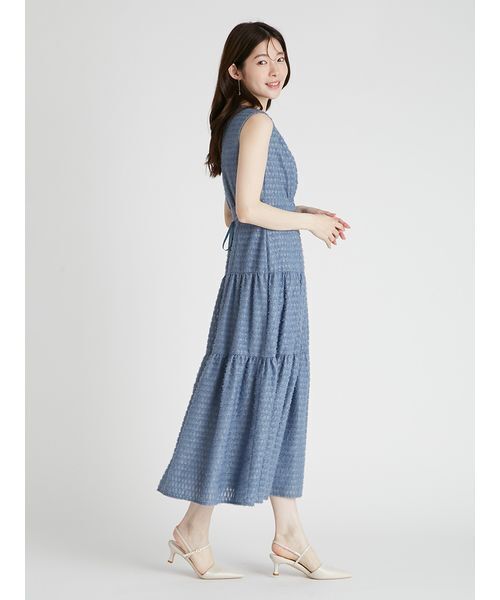 セルフォード　チドリカットジャガードワンピース　CELFORD チドリカットジャガードワンピース（ワンピース）｜CELFORD