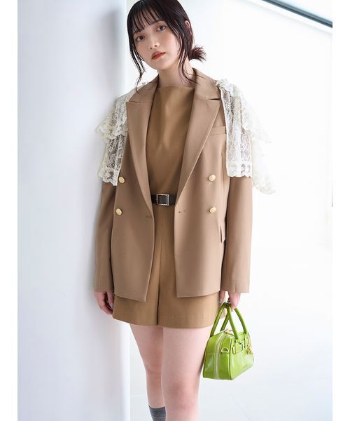 LILY BROWN（リリーブラウン）の「金釦ダブルブレストジャケット