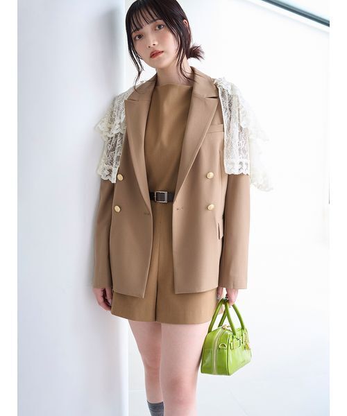 LILY BROWN（リリーブラウン）の「金釦ダブルブレストジャケット