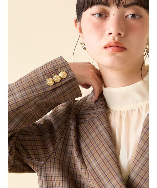 LILY BROWN（リリーブラウン）の「金釦ダブルブレストジャケット