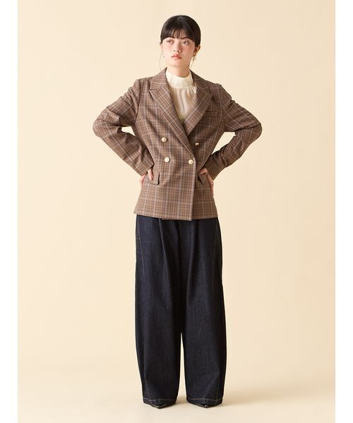 LILY BROWN（リリーブラウン）の「金釦ダブルブレストジャケット