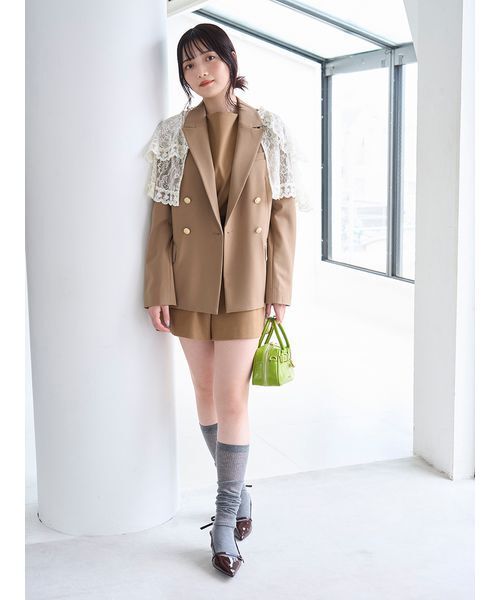 LILY BROWN（リリーブラウン）の「金釦ダブルブレストジャケット