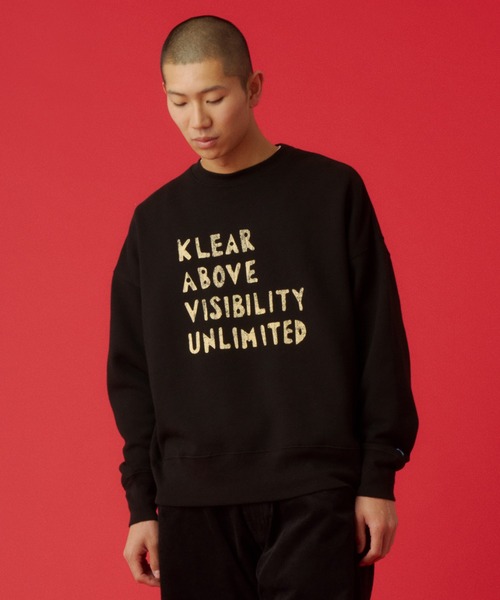 KAVU(カブー)の「KAVU/カブー Phrase Sweat Klear/フレーズスウェットクリア(スウェット・メンズ・ネイビー/ベージュ/アッシュグレー/ブラック・MEDIUM/LARGE)」の2枚目の写真