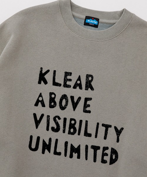 KAVU(カブー)の「KAVU/カブー Phrase Sweat Klear/フレーズスウェットクリア(スウェット・メンズ・ネイビー/ベージュ/アッシュグレー/ブラック・MEDIUM/LARGE)」の9枚目の写真