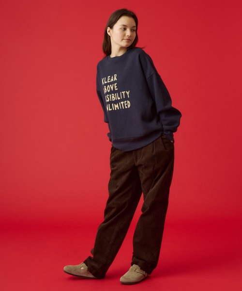 KAVU(カブー)の「KAVU/カブー Phrase Sweat Klear/フレーズスウェットクリア(スウェット・メンズ・ネイビー/ベージュ/アッシュグレー/ブラック・MEDIUM/LARGE)」の7枚目の写真