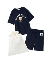 【新品・未使用品】ジェラートピケ　ルームウェア 半袖 gelato pique ジェラートピケ スムーズィートリム半袖プル