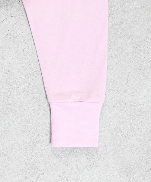 JIPPON（ジポン）の「パンダメローカットソー/日本製（Tシャツ/カットソー・キッズ・イエロー/ピンク/ライトブルー/オフホワイト・80/90/100/110/120）」の7枚目の写真