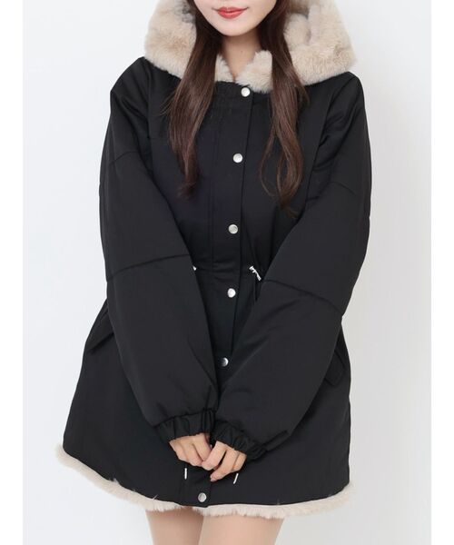 フェイクファーフードコート（その他アウター）｜EATME（イートミー