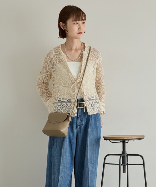 murir(ミュリール)の「ワンハンドルA4トート&ポシェット(ショルダーバッグ・レディース・ベージュ/ホワイト/グレイッシュベージュ/ブラック・FREE)」の10枚目の写真