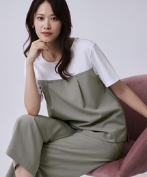 COUP DE CHANCE | 【手洗い可／セットアップ可】レイヤード風カットソー(Tシャツ/カットソー)