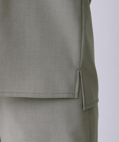 COUP DE CHANCE（クードシャンス）の「【手洗い可／セットアップ可】レイヤード風カットソー（Tシャツ/カットソー・レディース・グレー/ブラック・34/36/38/40）」の17枚目の写真