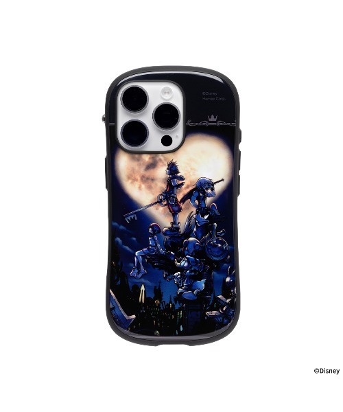 キングダム ハーツ iFace iPhone 16 Pro モノグラム iPhone 16/16 Pro/15/14/13専用]ディズニーキャラクター