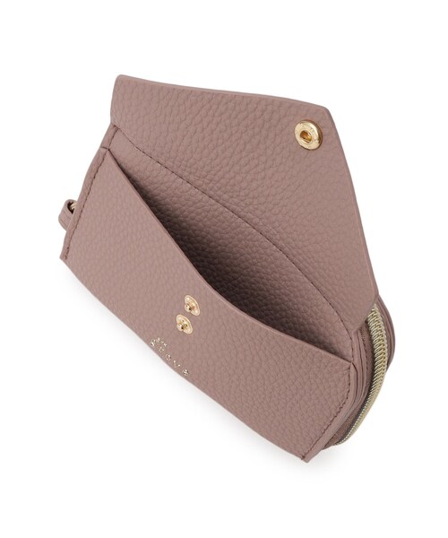 grove（グローブ）の「フラップパスカードチェーンポーチ（ポーチ・レディース・ブラック/ブルー系4/ピンク系9/ブロンズ・00）」の11枚目の写真