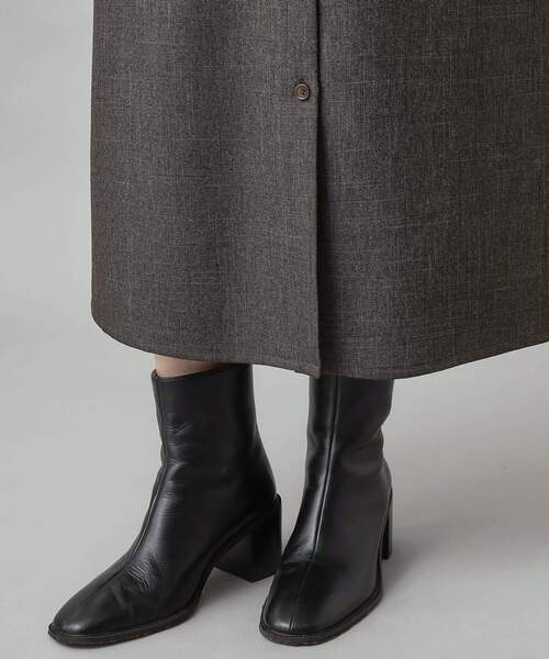 DRESSTERIOR(ドレステリア)の「【洗える/前開きボタン】ウォッシャブルツイードライクワンピース(ワンピース・レディース・ダークブラウン/ブラック・34/36/38)」の12枚目の写真