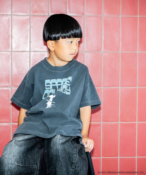 LOWRYS FARM（ローリーズファーム）の「ＵＫ　ＲＯＣＫＴＳＳ　 579618（Tシャツ/カットソー・キッズ・オフホワイト/その他19/チャコールグレー/ホワイト×グレー・140cm/130cm/110cm/120cm/150cm）」の10枚目の写真