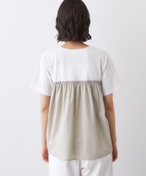 Dessin(デッサン)の「【洗える】ビスチェ風ドッキングカットソー(Tシャツ/カットソー・レディース・ホワイト系その他5/ブラック系2/ブラック系4・01/02/03)」の18枚目の写真
