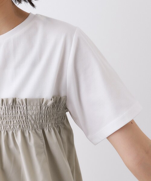 Dessin(デッサン)の「【洗える】ビスチェ風ドッキングカットソー(Tシャツ/カットソー・レディース・ホワイト系その他5/ブラック系2/ブラック系4・01/02/03)」の20枚目の写真