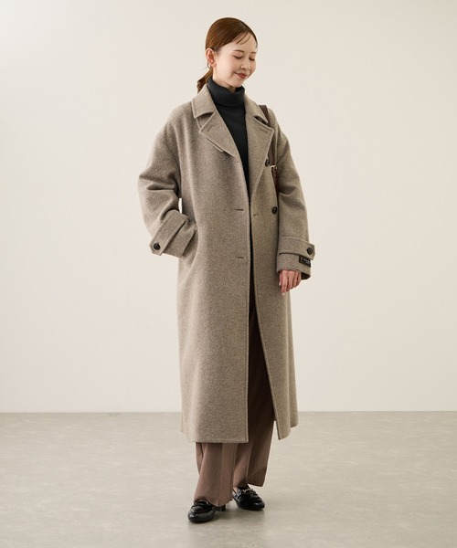 ROPE' PICNIC（ロペピクニック）の「アンチピリング天竺タートルネックニットプルオーバー/イージーケア（ニット/セーター・レディース・キナリ/ブラック/ホワイト系その他5/ワイン・FREE）」の5枚目の写真