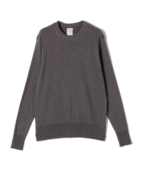 gicipi（ジチピ）の「gicipi:クルーネック ジャストフィット ニットソー（FRAGORA）（Tシャツ/カットソー・レディース・グレー/ライトブルー/ホワイト/ブラック・ONE SIZE）」の4枚目の写真