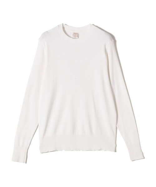 gicipi（ジチピ）の「gicipi:クルーネック ジャストフィット ニットソー（FRAGORA）（Tシャツ/カットソー・レディース・グレー/ライトブルー/ホワイト/ブラック・ONE SIZE）」の2枚目の写真