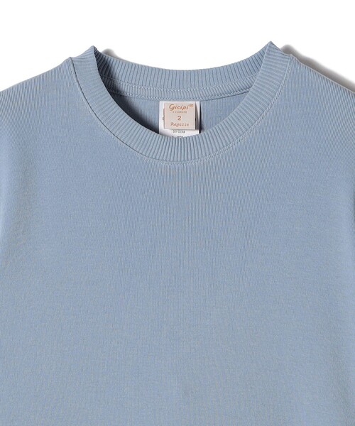 gicipi（ジチピ）の「gicipi:クルーネック ジャストフィット ニットソー（FRAGORA）（Tシャツ/カットソー・レディース・グレー/ライトブルー/ホワイト/ブラック・ONE SIZE）」の9枚目の写真