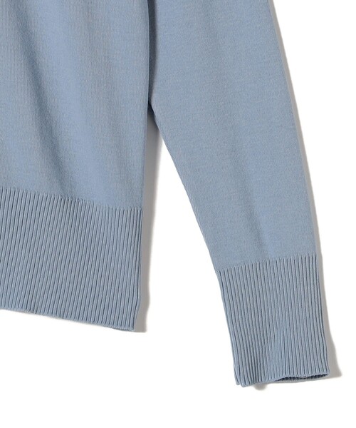 gicipi（ジチピ）の「gicipi:クルーネック ジャストフィット ニットソー（FRAGORA）（Tシャツ/カットソー・レディース・グレー/ライトブルー/ホワイト/ブラック・ONE SIZE）」の10枚目の写真