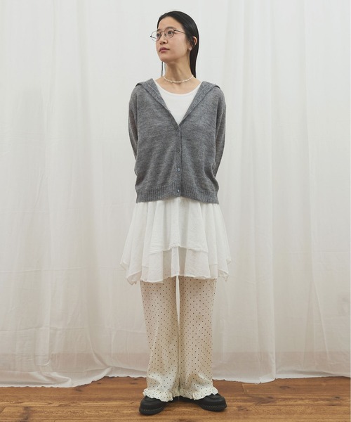 fig Ｌondon（フィグロンドン）の「_CottonCupra twill pants（その他パンツ・レディース・ブラック/ドット・FREE）」の20枚目の写真