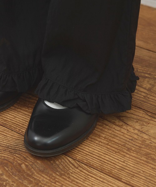 fig Ｌondon（フィグロンドン）の「_CottonCupra twill pants（その他パンツ・レディース・ブラック/ドット・FREE）」の8枚目の写真