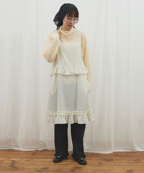 fig Ｌondon（フィグロンドン）の「_CottonCupra twill pants（その他パンツ・レディース・ブラック/ドット・FREE）」の14枚目の写真