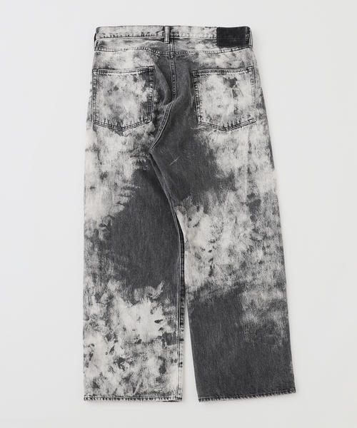 JOURNAL STANDARD J.S HOMESTEAD（ジャーナルスタンダードホームステッド）の「J.S.Homestead / ブラック スプラッシュ エイジング デニム 5ポケ パンツ（デニムパンツ・メンズ・ブラック・LARGE/MEDIUM/SMALL）」の2枚目の写真