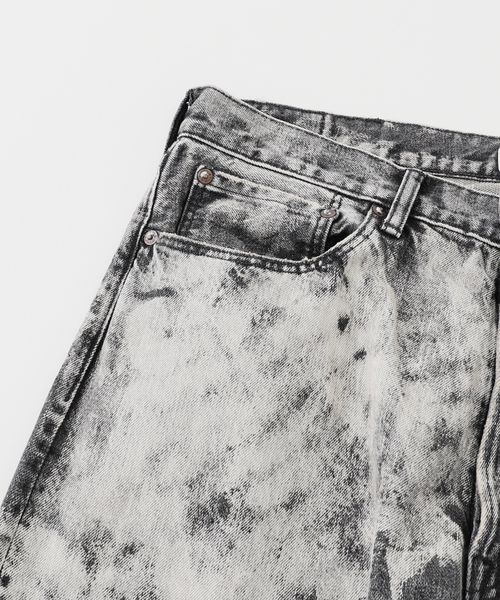 J.S.Homestead / ブラック スプラッシュ エイジング デニム 5ポケ