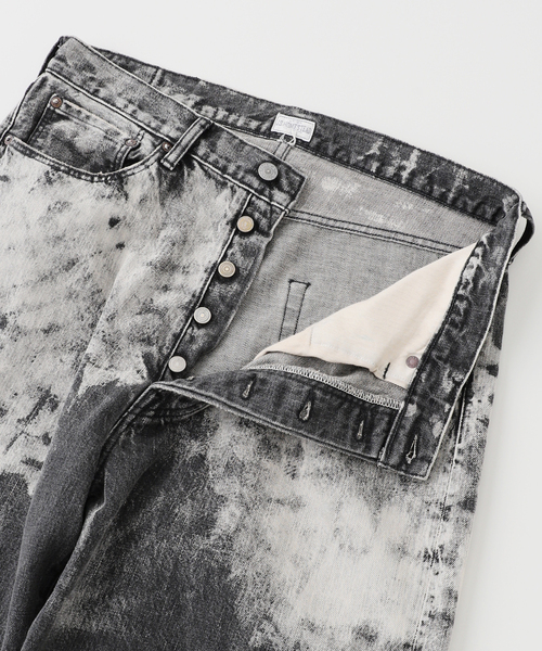 J.S.Homestead / ブラック スプラッシュ エイジング デニム 5ポケ